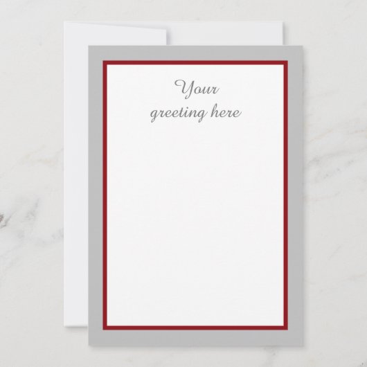 ヴィンテージありがとうグラジオラスのグリーティングカード サンキューカード (裏面)