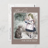 ヴィンテージありがとう救済 ポストカード (正面/裏面)