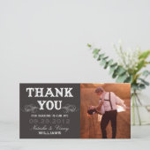 ヴィンテージありがとう |の結婚サンキューカード サンキューカード (スタンド正面)