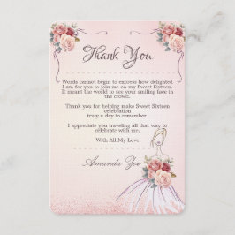 ヴィンテージありがとう/日付誕生日はがきを保存 サンキューカード