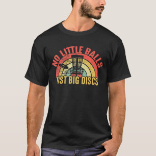 ヴィンテージいいえ小さなボールだけ大きなディスクFrisbee Dis Tシャツ