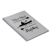 ヴィンテージいいパドリングカヤックのカヤックが必要 ノートブック (右側)