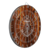 ヴィンテージいかりのダークウッド ダーツボード (正面左)