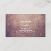 ヴィンテージいかりグランジ航海の 名刺 (裏面)