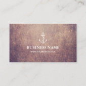 ヴィンテージいかりグランジ航海の 名刺 (正面)