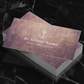 ヴィンテージいかりグランジ航海の 名刺