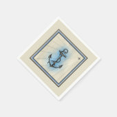 ヴィンテージいかり標準カクテルペーパーナプキン スタンダードカクテルナプキン (角)