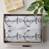 ヴィンテージいかり組織ギフト紙 薄葉紙 (ギフト)