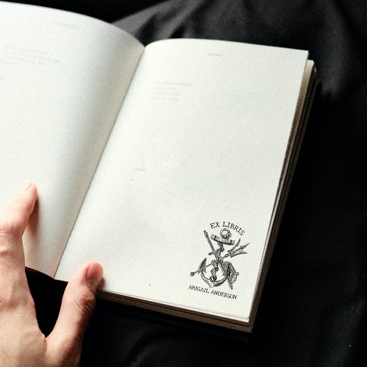 ヴィンテージいかりExライブラリ図書図書航海の簿 ラバースタンプ