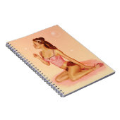 ヴィンテージいけなく快活なPin ノートブック (右側)