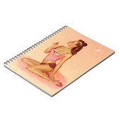 ヴィンテージいけなく快活なPin ノートブック (左側)