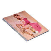 ヴィンテージいけなの愛人が立ち上がる ノートブック (右側)