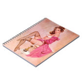 ヴィンテージいけなの愛人が立ち上がる ノートブック (左側)