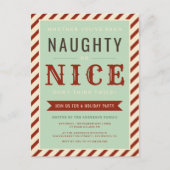 ヴィンテージいけなまたはニースホリデーパーティー招待状 インビテーションポストカード (正面)