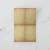 ヴィンテージいけなキューピッド油彩画 サンキューカード (内部)