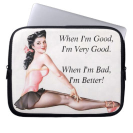 ヴィンテージいけなバレリーナピンアップガール ラップトップスリーブ