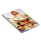 ヴィンテージいけなピクニックピンアップ ノートブック (右側)