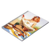 ヴィンテージいけなピクニックピンアップ ノートブック (左側)