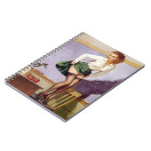 ヴィンテージいけな先生ピン留め ノートブック (左側)