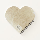 ヴィンテージいちごオン・アン・オールド紙 ノートブック (裏面)