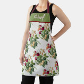 ヴィンテージいちごパーソナライズされたのカラフル果実 エプロン (インサイチュ)