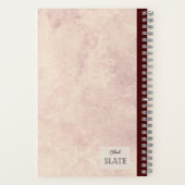 ヴィンテージいちごパーソナライズされたのCOMP ノートブック (裏面)