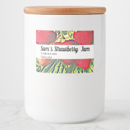 ヴィンテージいちごパーソナライズされた- Jam フードラベル