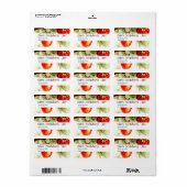 ヴィンテージいちごパーソナライズされた- Jam no2ラベル ラベル (フルシート)