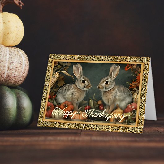 ヴィンテージうさぎたち 箔シーズンカード