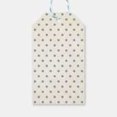 ヴィンテージうさぎウサギ赤ちゃんシャワーありがとう ギフトタグ (裏面)