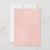 ヴィンテージうさぎバーチャルベビーシャワー招待状カード 招待状 (裏面)