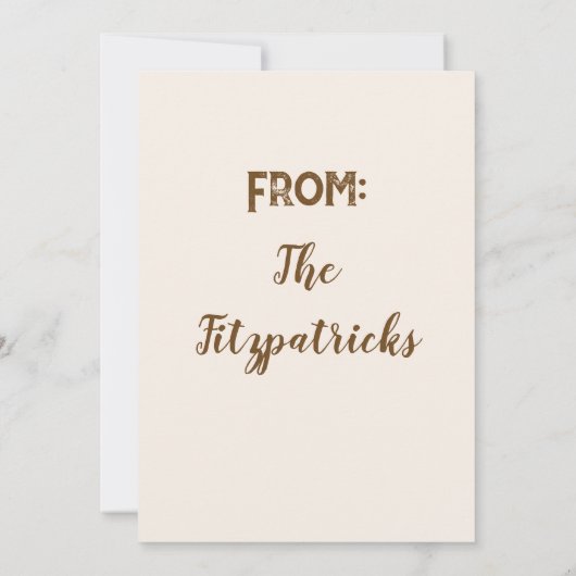 ヴィンテージうさぎ卵ハッピーイースター カード (裏面)