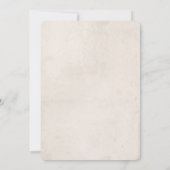 ヴィンテージうさぎ男女兼用赤ちゃんシャワー 招待状 (裏面)