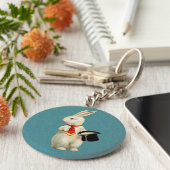 ヴィンテージうさぎ キーホルダー (側面)