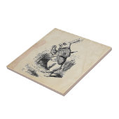 ヴィンテージうさぎ タイル (側面)