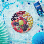 ヴィンテージおいしい果物 ペーパープレート (パーティー)