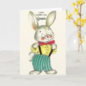 ヴィンテージおじいちゃん父の日のグリーティングカード カード (黄色い花)