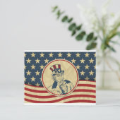 ヴィンテージおじさんサム ポストカード (スタンド正面)