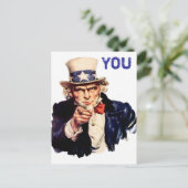 ヴィンテージおじさん ポストカード (スタンド正面)