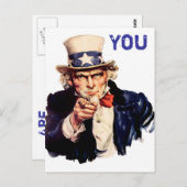 ヴィンテージおじさん ポストカード (正面/裏面)
