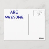 ヴィンテージおじさん ポストカード (裏面)