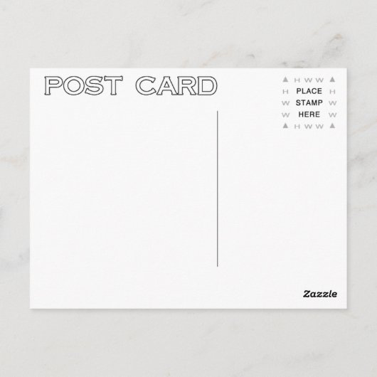 ヴィンテージおっちょこちょいのの水着を着た男性と女性 ポストカード (裏面)