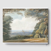 ヴィンテージおとぎ素朴話の城の結婚森 ゲストブック (裏面)