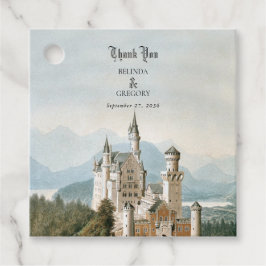 ヴィンテージおとぎ素朴話の城の結婚森 フェイバータグ