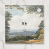 ヴィンテージおとぎ素朴話の城の結婚森 フェイバータグ (裏面)