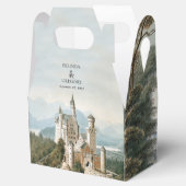 ヴィンテージおとぎ素朴話の城の結婚森 フェイバーボックス (オープン)