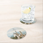 ヴィンテージおとぎ素朴話の城の結婚森 ラウンドペーパーコースター<br><div class="desc">素朴な森の中に建てられた美しいおとぎ話の城。おとぎユニークらい設定のヴィンテージ水色イラストを使用するデザイン。"一度"と"楽しいずっと後"のストーリーブックのスタイルのデザイン結婚は、王子と王女のテーマに理想的な結婚。物語エレガント本のタイポグラフィは、おとぎ話を作るために使わ感じれる。まだ魅力的要素を持つ結婚のコースターモダンの伝統的デザイン。一致する結婚式招待状や他の文房具も用意。</div>