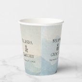 ヴィンテージおとぎ素朴話の城の結婚森 紙コップ (右)