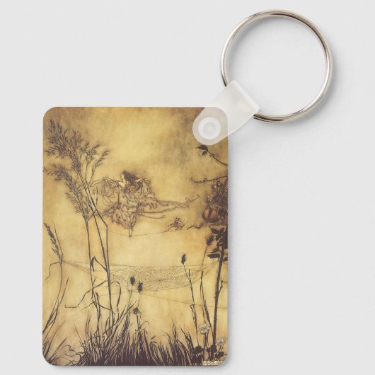 ヴィンテージおとぎ話おとぎ綱渡りラッカム キーホルダー (裏面)