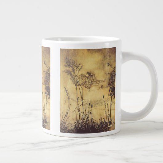 ヴィンテージおとぎ話おとぎ綱渡りラッカム ジャンボコーヒーマグカップ (右)